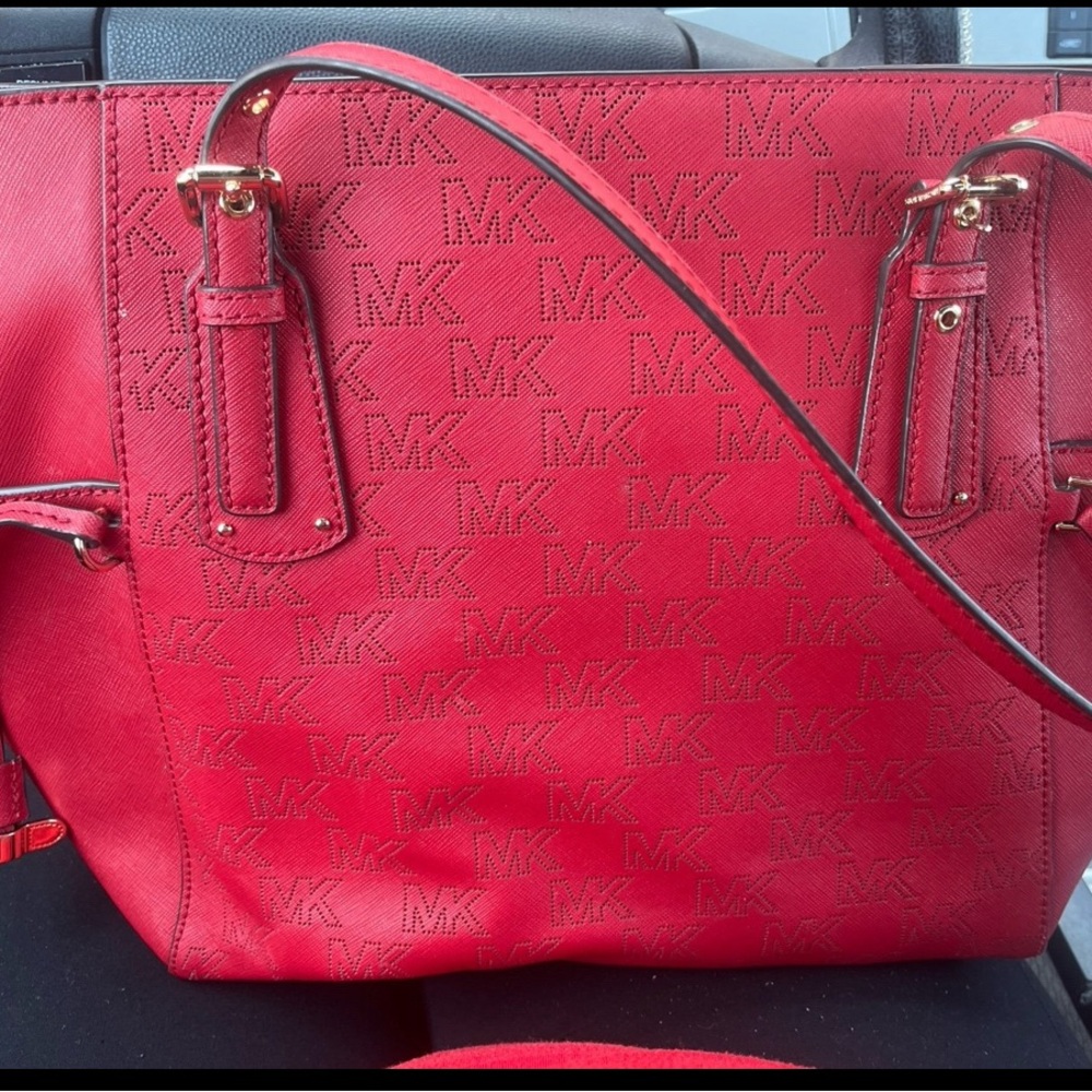 Red Michael kors purse